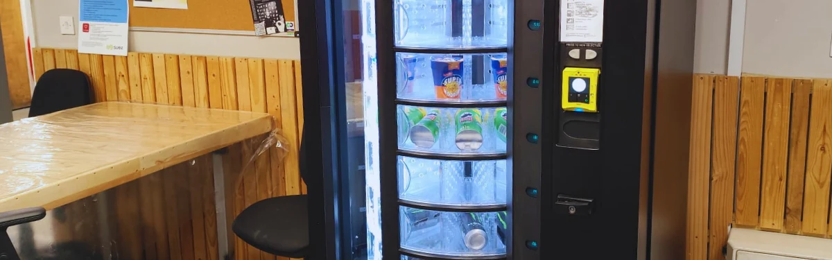 Roll&Go vending machine at a workplace site